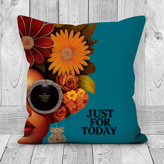 Just for Today - Cushions - Teal