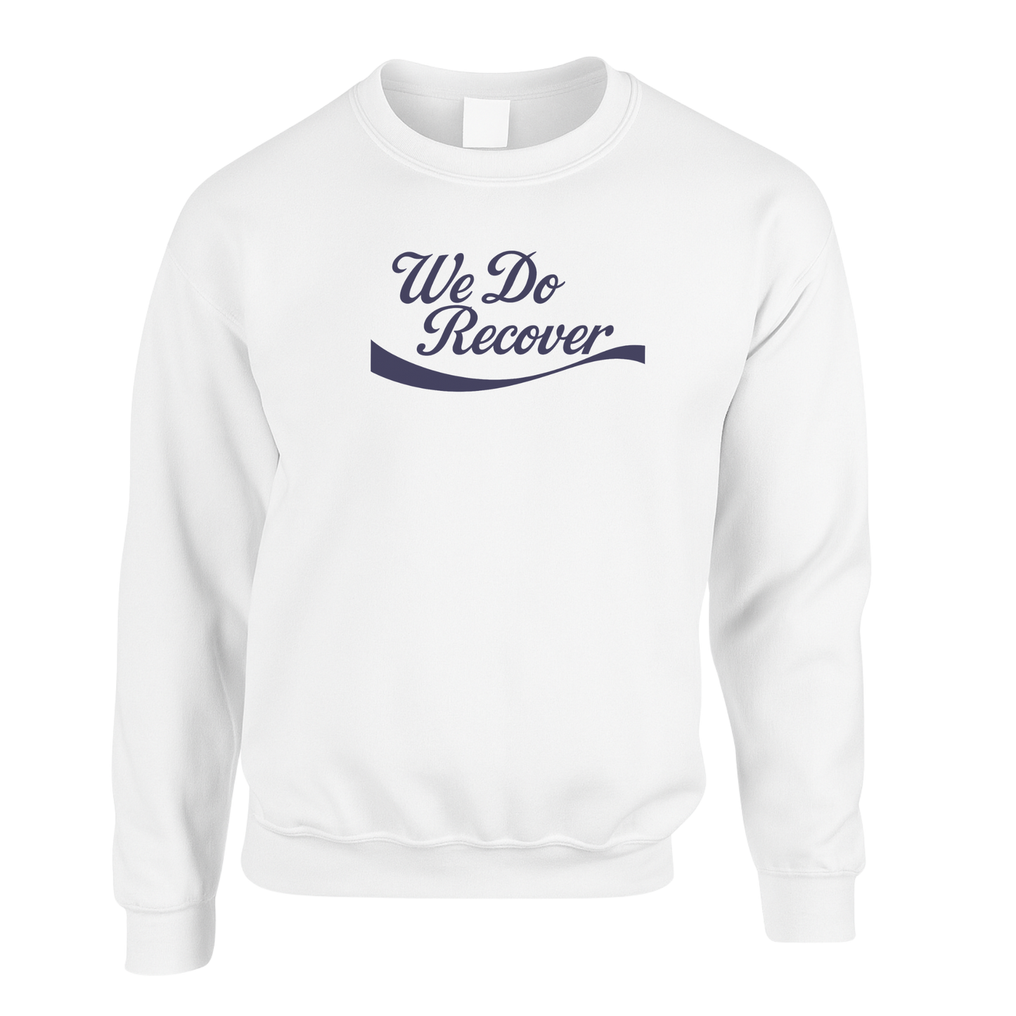 " We Do Recover " Sweatshirts (Colour Variants) Grey Print