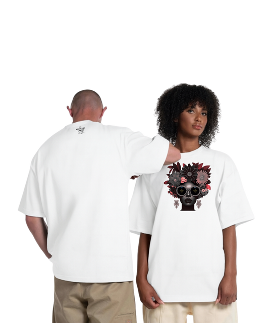 Peaceful Lilly - Long T-shirt Black n Red (Black or White)